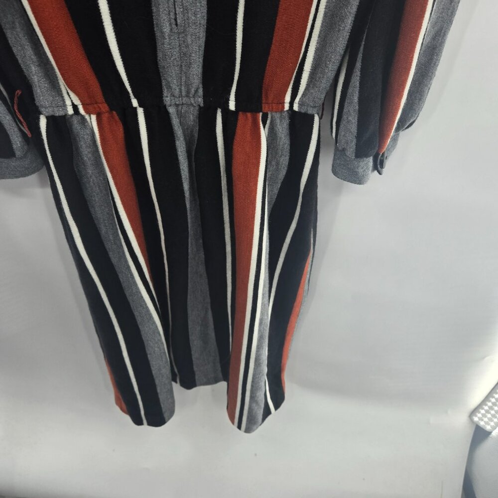 Vintage Leslie Fay X I. Magnin 80s Striped Sweater Dress Estimated Size Medium - Picture 10 of 15